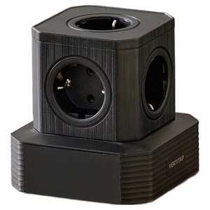 버티탭 버티컬 고용량 4000W 타워 멀티탭 큐브 5구 basic