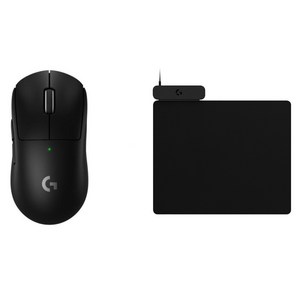 로지텍 지슈라2 G PRO X SUPERLIGHT 2 무선 게이밍 마우스 + 파워플레이2 무선 충전패드