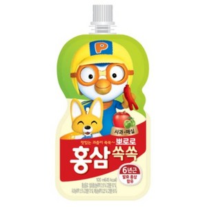 팔도 뽀로로 홍삼쏙쏙 사과매실, 1L, 4개
