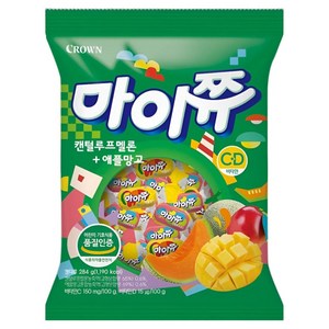 마이쮸 캔털루프멜론 + 애플망고 캔디, 284g, 2개