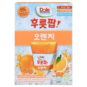 돌 후룻팝 오렌지, 496ml, 10개