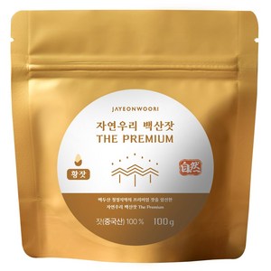 자연우리 백산잣 더 프리미엄 생식용 잣 지퍼백, 100g, 1개