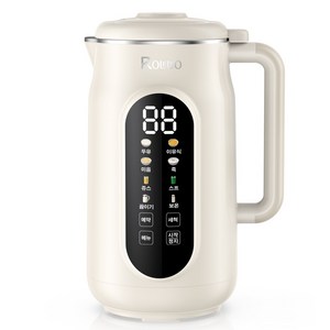 ROUUO 스마트 스테인리스 두유제조기 대용량 이유식 죽 제조기