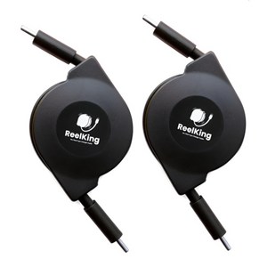 Reelking 자동감김 CtoC 초고속 C타입 60W PD 릴케이블 데이터전송
