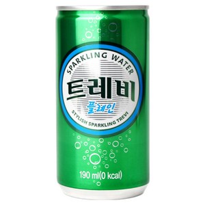 트레비 탄산수 플레인, 190ml, 60개