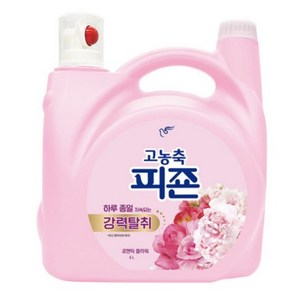 피죤 고농축 강력탈취 오리지널 섬유유연제 로맨틱 플라워향 본품, 6L, 1개