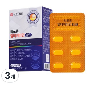 일양약품 리포좀 멀티비타민 골드-리포좀 제형기술 종합비타민, 30정, 3개