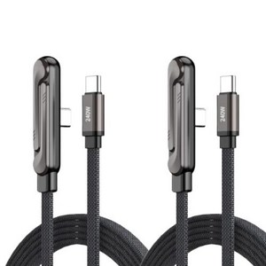 [1+1] 신제품 2세대 납작 360도 회전 C타입 240W 초고속충전 케이블