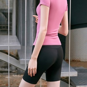 여성 하이웨스트 시그니처 5부 레깅스