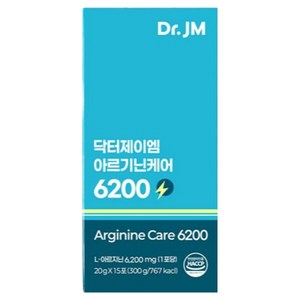 닥터제이엠 아르기닌 케어 6200 고함량 시트룰린 아연 활력 에너지, 300g, 1개