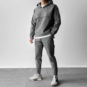 [융기모][M~4XL] 후드 아노락 남자 남성 겨울 본딩 조거 트레이닝 세트 빅사이즈