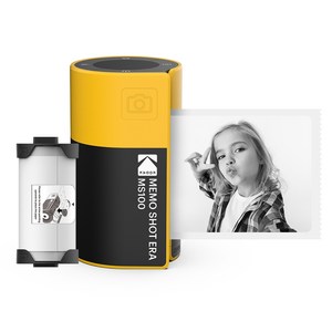[코닥] 메모샷 ERA MS100 (라벨롤1개내장)+9롤 라벨프린터기 즉석카메라 2 in 1 라벨기 유아 토이 셀카기능 포토프린터 방수 스티커 제작 사진인화기 라벨테이프 LABEL