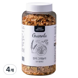 조니스그로서리 한끼 그래놀라, 260g, 4개