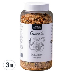 조니스그로서리 한끼 그래놀라, 260g, 3개