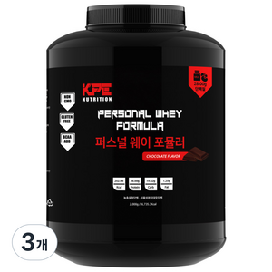 퍼스널웨이포뮬러 2kg 저렴한 가성비 단백질 프로틴 식물성단백질 보충제, 2kg, 3개