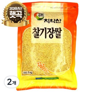 농협 [25년산 햇곡] 치악산 국산 찰기장, 1kg, 2개