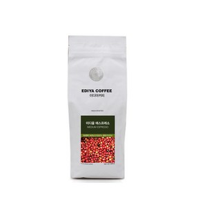이디야 미디움 에스프레소 원두, 홀빈(분쇄안함), 500g, 1개