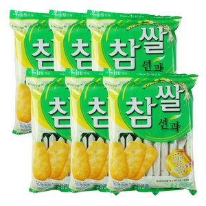 크라운 참쌀선과, 115g, 6개