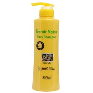 [메디쉬제팬] 헤어푸드 떼루아 나또 실키샴푸 500ml, 1개