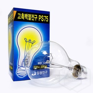 포커스엘이디 일광전구 별표 겨울 난방 열전구 백열램프 모음 백열전구