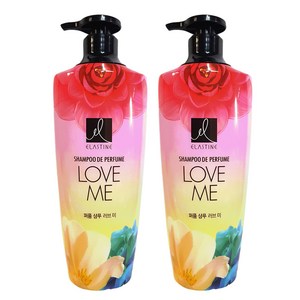 엘라스틴 퍼퓸 샴푸 러브 미, 600ml, 2개