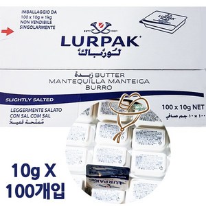 루어팍 가염버터 미니포션 10g, 100개