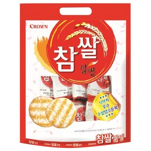 크라운 참쌀설병, 270g, 4개