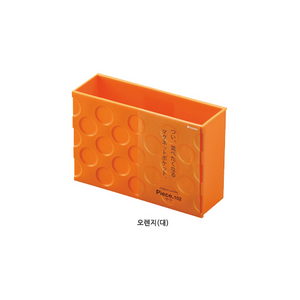 일본[이노마타] 마그넷(자석)포켓/자석수납케이스/냉장고에 철로된 어디든 잘붙어요, 1개, 오렌지(대)