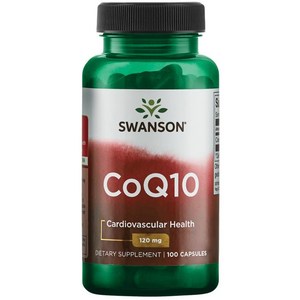 스완슨 CoQ10 120mg 캡슐, 100정, 1개