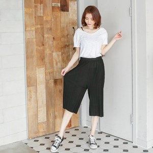 비앤비진 시원하고 이쁜 7부 플리츠팬츠