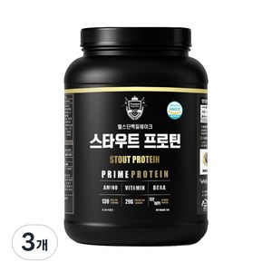 스타우트 프로틴, 1kg, 3개