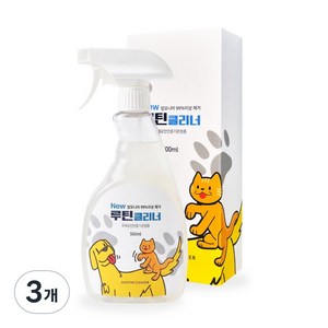 [루틴클리너 본사직영] 강아지 고양이 오줌냄새 암모니아 제거제, 500ml, 3개