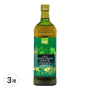 라리 엑스트라버진 올리브오일, 1L, 3개