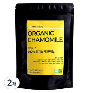[25년 햇차] 독일 티 전문기업이 생산 관리한 유럽 인증 유기농 캐모마일 무아러스, 1.5g, 25개입, 2개
