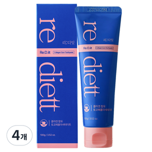 리디에뜨 리디잇 치약 치주염 입냄새제거 잇몸질환 예방, 100g, 4개