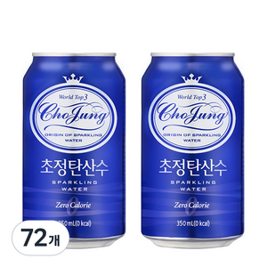 일화 초정탄산수 플레인, 350ml, 72개