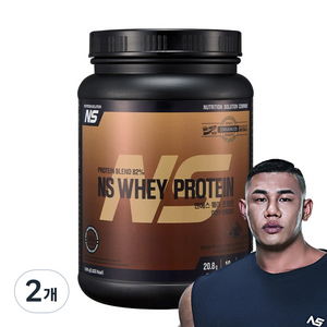 NS 웨이프로틴 초코맛 단백질보충제 프로틴, 1kg, 2개
