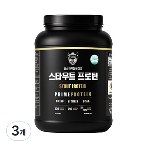 스타우트 프로틴, 1kg, 3개