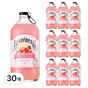 분다버그 핑크 그레이프푸르트 탄산음료, 375ml, 30개