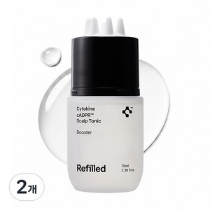리필드 사이토카인 cADPR 헤어토닉 부스터 프로 두피앰플, 70ml, 2개