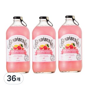분다버그 핑크 그레이프푸르트 탄산음료, 375ml, 36개