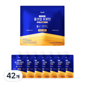 플코업 단백질 쉐이크 밤고구마맛 고단백 저당 WPI 식사대용, 50g, 42개
