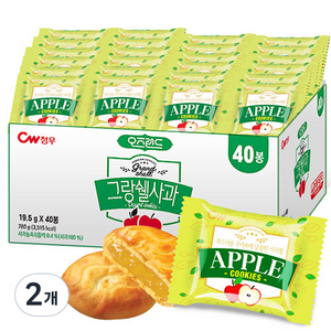 오즈랜드 그랑쉘 사과 사과잼 쿠키, 780g, 2개