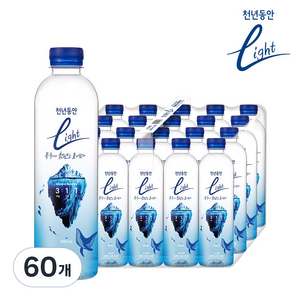 천년동안 라이트 해양심층수, 500ml, 60개