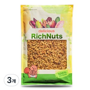 리치너츠 호두분태 미국산, 1kg, 3개