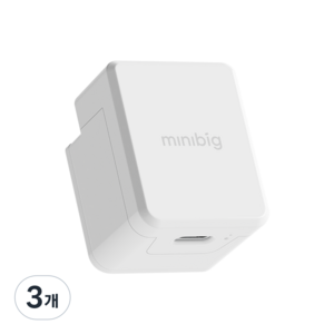 미니빅 푸시미니+ IoT 스마트홈 원격 스위치, 화이트, 3개