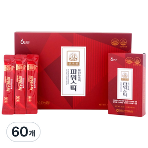 [금산인삼농협] 6년근 홍삼 파워스틱, 10ml, 60개