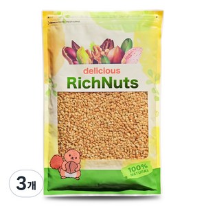 리치너츠 볶음땅콩분태 8태, 1kg, 3개