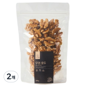 느으림 저온보관으로 더 신선한 무염 호두, 200g, 2개