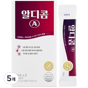 알디콤 숙취해소제 15g 5포입, 75ml, 5개